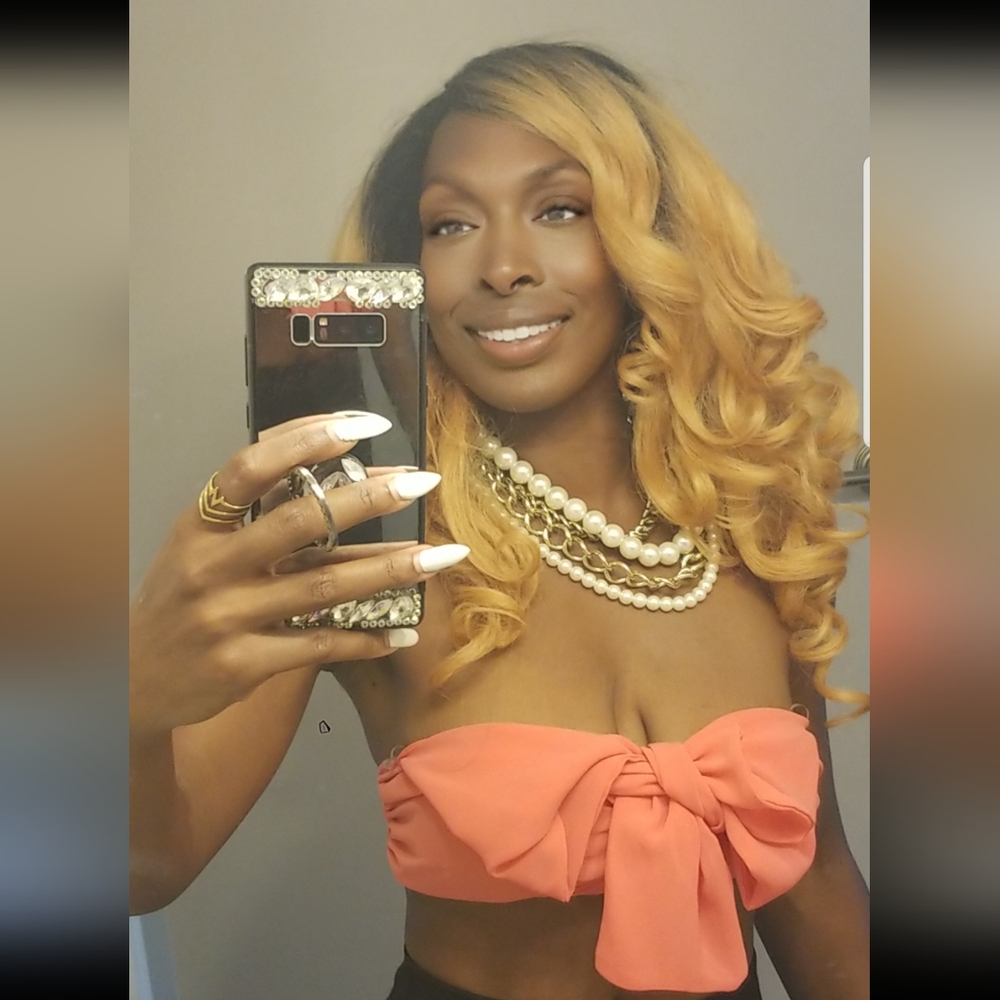 Cute Bow Crop Top size Small